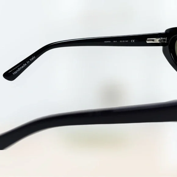 ⋆? ̊. Derek Lam 10 Crosby Vesper Sunglasses | Black |Handmade in Italy Derek Lam 10 Crosby Launches Chic Range of Sunglasses - V  main image 4